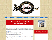 Tablet Screenshot of ibscoreboard.net